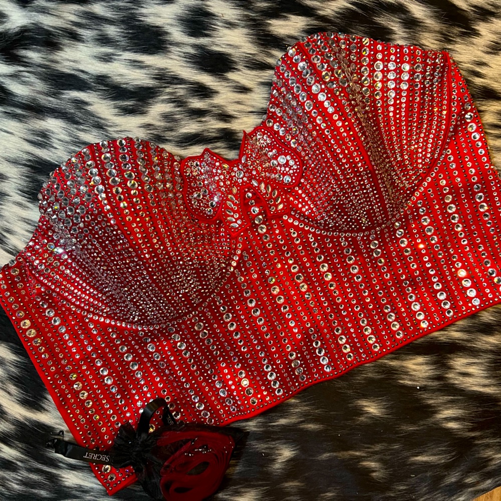 Victoria’s Secret Rhinestone Bow Bustier